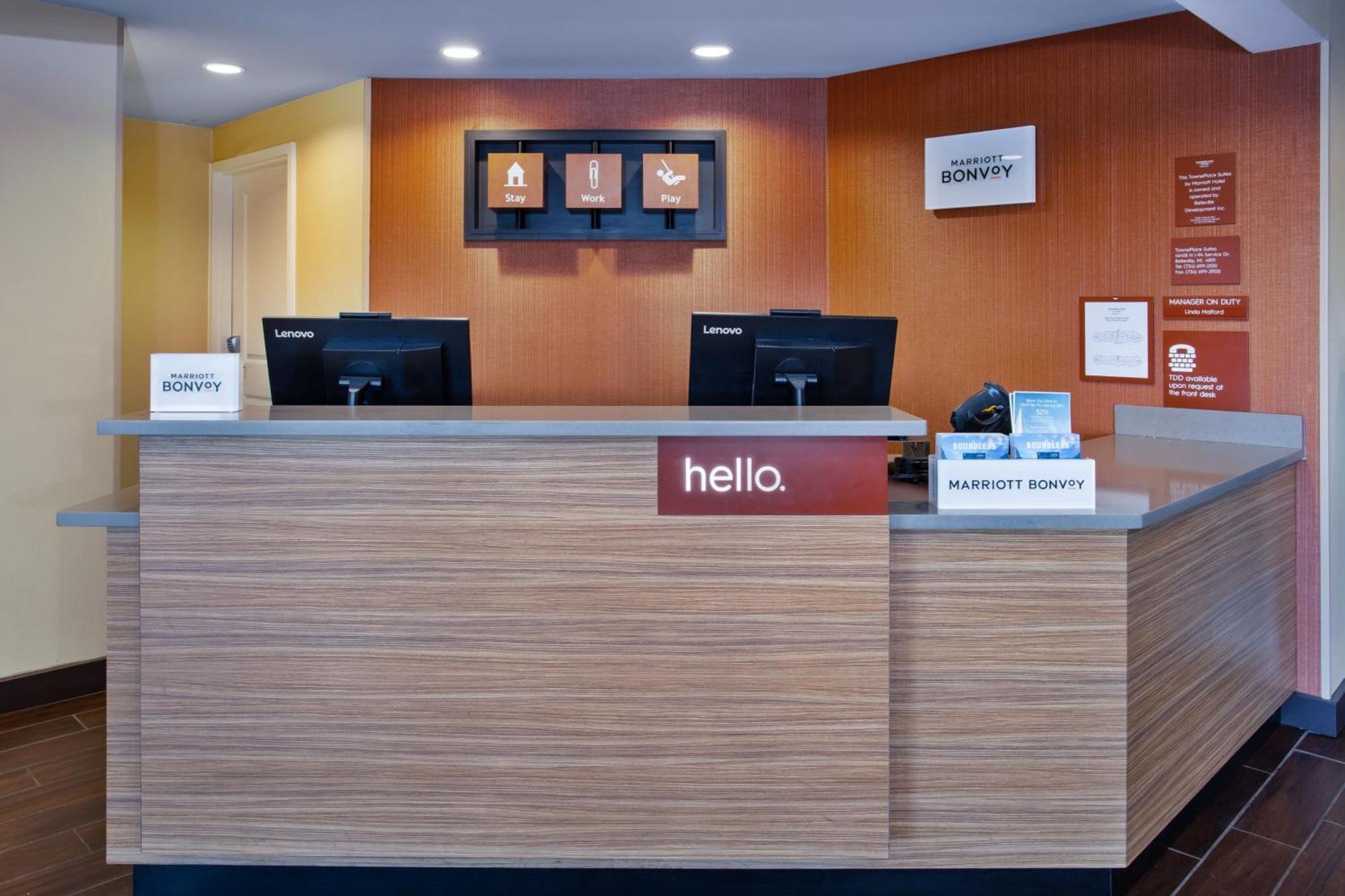 Towneplace Suites By Marriott Detroit Белльвилль Экстерьер фото